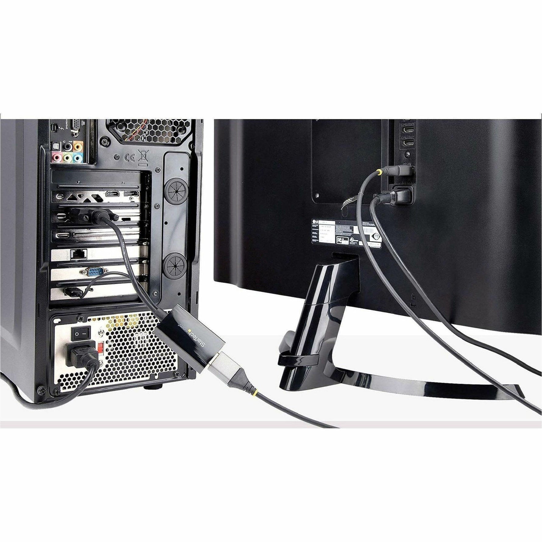 StarTech.com DVI to DisplayPort Adapter with USB Power - DVI-D to DP Video Adapter - DVI to DisplayPort Converter - 1920 x 1200 - Alternate view 9