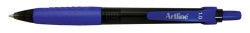 Artline Pen Ballpoint 8410 Retract Med Blue (Box 12)