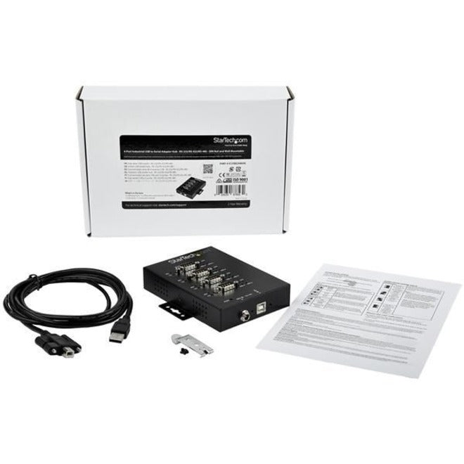 StarTech.com Serial Hub - External - 1 - TAA Compliant - Right view