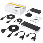 StarTech.com USB Type C Docking Station for Notebook - 60 W - Black - Alternate view 7