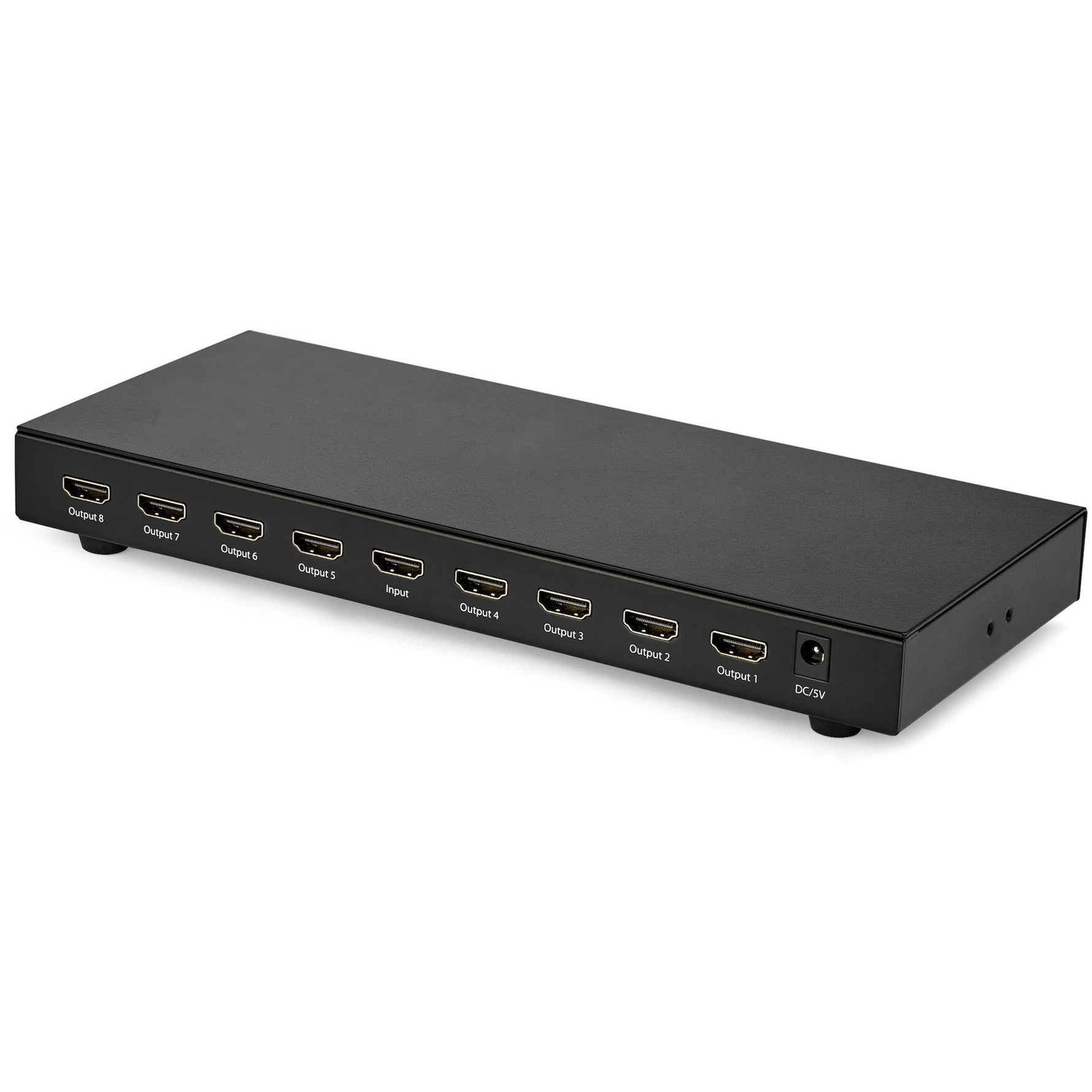 StarTech.com 8-Port 4K 60Hz HDMI Splitter - HDR Support - HDMI 2.0 Splitter - 7.1 Surround Sound Audio - Right view