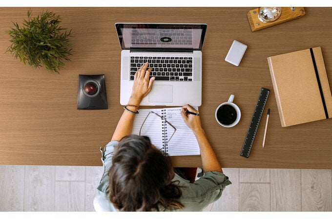 Kensington SlimBlade Pro Trackball mouse Office Ambidextrous RF Wireless + Bluetooth + USB Type-A Optical