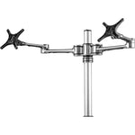 Atdec Desk Mount for LCD Display - Silver, Black - Left view