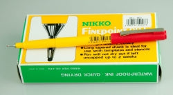 Nikko Pen 99-L 0.4mm Fineline Red (Box 12)