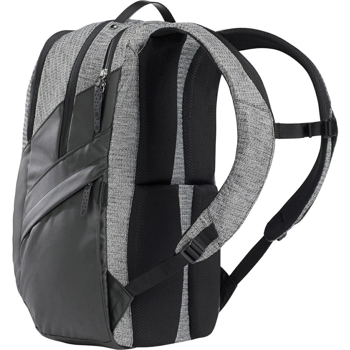 STM Goods Myth Carrying Case (Backpack) for 38.1 cm (15') to 40.6 cm (16') Apple MacBook Pro - Granite Black - Left view