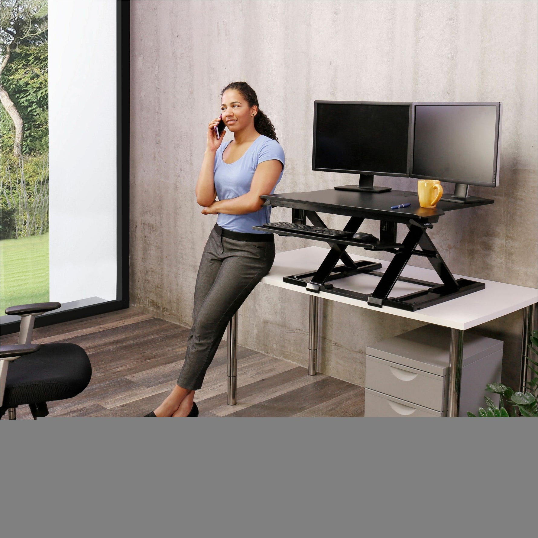 Ergotron WorkFit-TX Height Adjustable Multipurpose Desktop Riser - Alternate view 7
