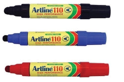 Artline Marker 110 Bullet Black Bx6 (Each)