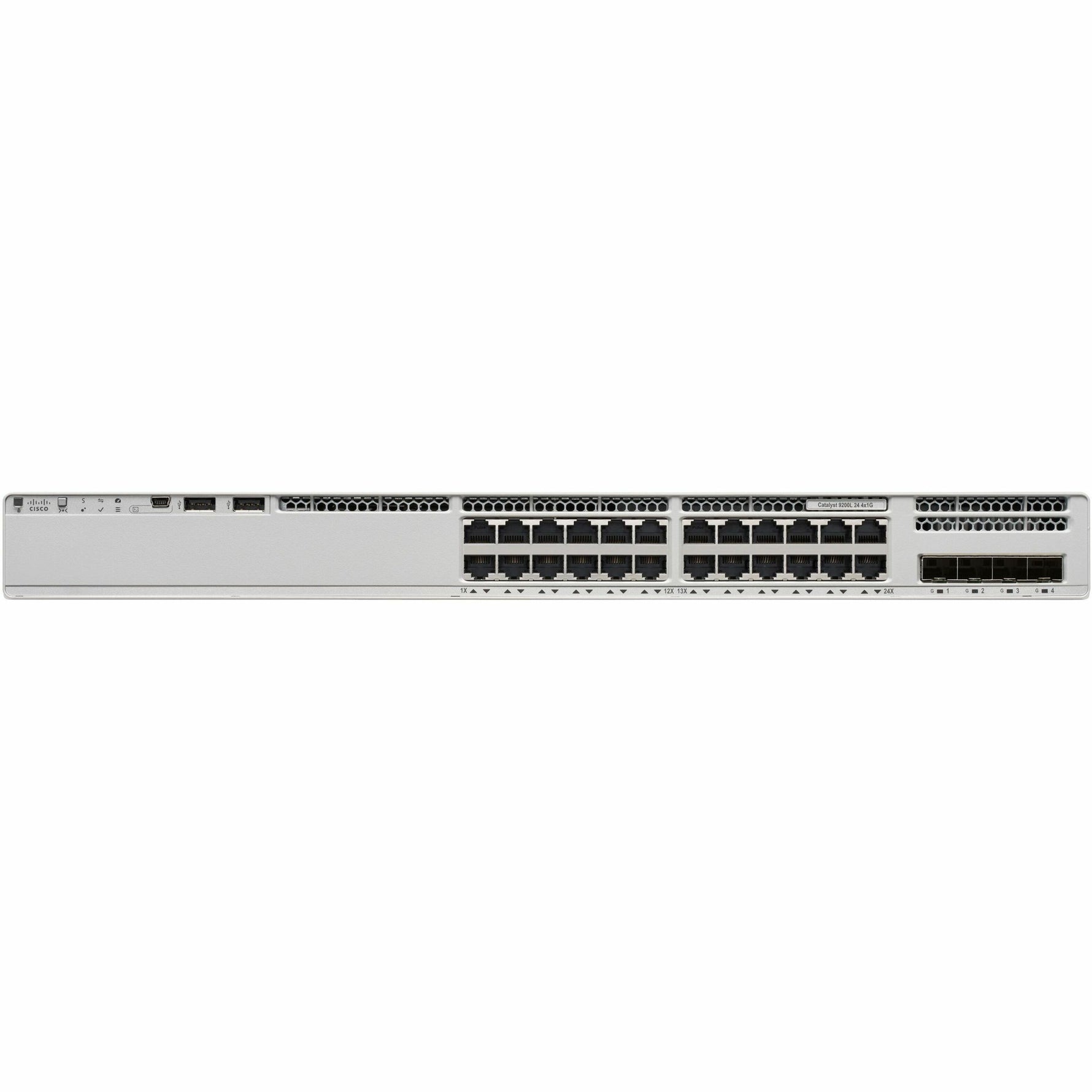 Cisco Catalyst 9200 C9200L-24T-4G 24 Ports Manageable Ethernet Switch - Gigabit Ethernet - 10/100/1000Base-T, 1000Base-X - Grey