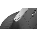 Logitech MX Vertical Mouse - Bluetooth/Radio Frequency - USB Type C - Optical - 4 Button(s) - Graphite - Alternate view 6
