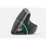 Logitech MX Vertical Mouse - Bluetooth/Radio Frequency - USB Type C - Optical - 4 Button(s) - Graphite - Alternate view 11