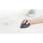 Logitech MX Vertical Mouse - Bluetooth/Radio Frequency - USB Type C - Optical - 4 Button(s) - Graphite - Alternate view 13