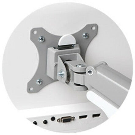Kensington SmartFit Mounting Arm for Monitor - Grey - Landscape/Portrait - Alternate view 14