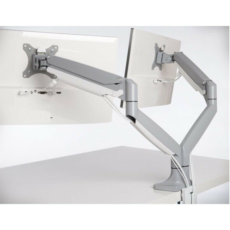 Kensington SmartFit Mounting Arm for Monitor - Grey - Landscape/Portrait - Alternate view 9