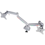 Kensington SmartFit Mounting Arm for Monitor - Grey - Landscape/Portrait - Top view