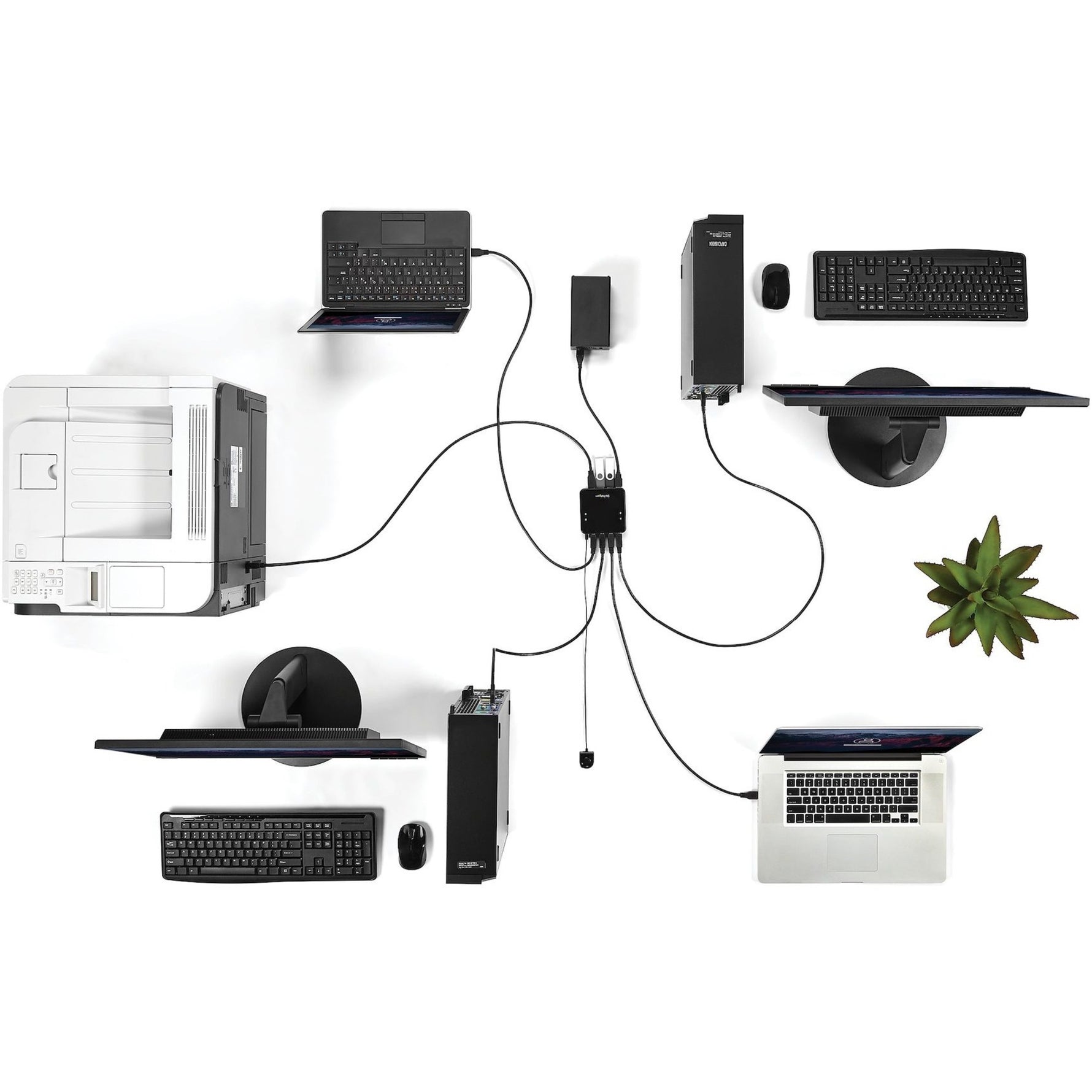 StarTech.com USB Switch - Micro USB - External - Black - Alternate view 6