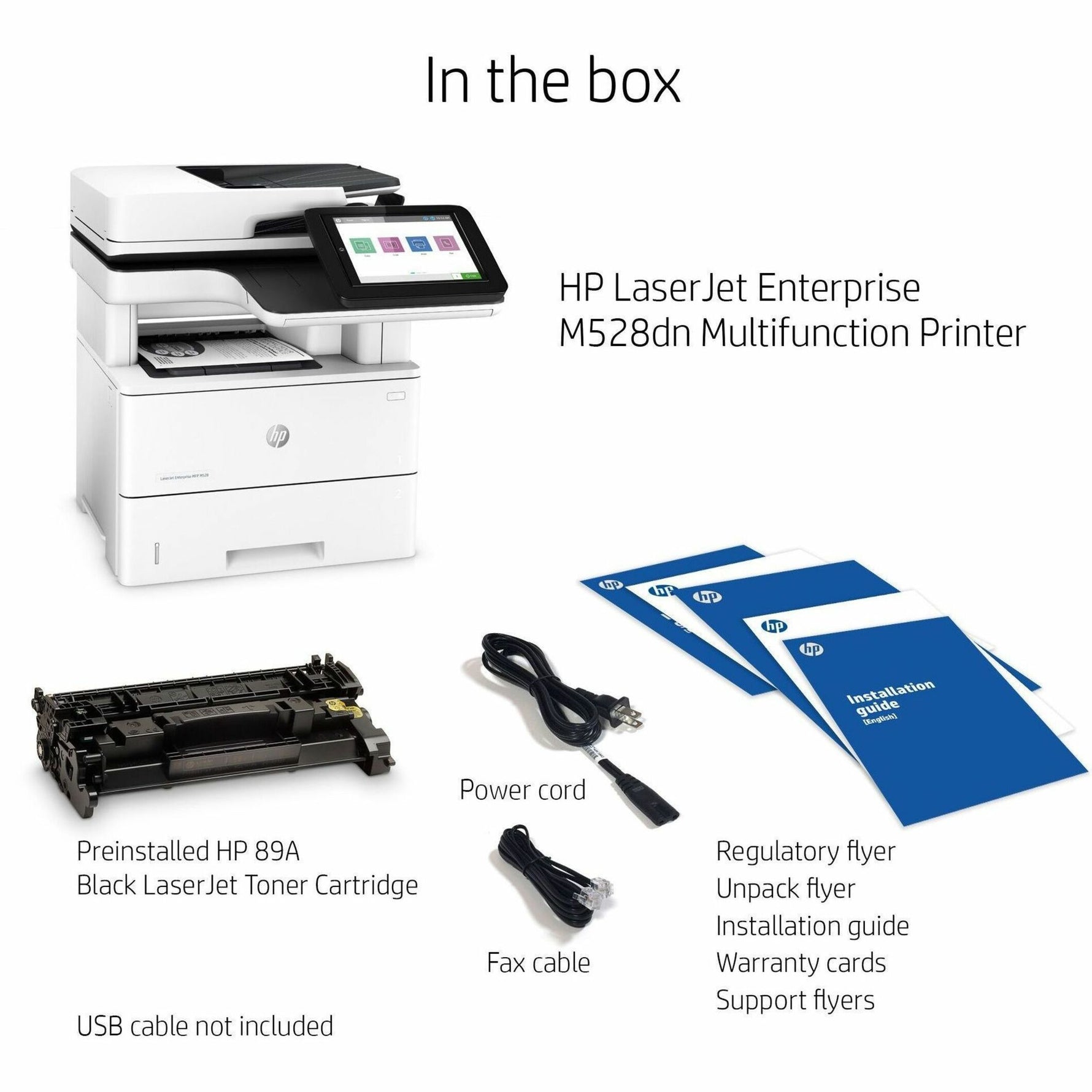 HP LaserJet M528dn Laser Multifunction Printer - Monochrome - Alternate view 13