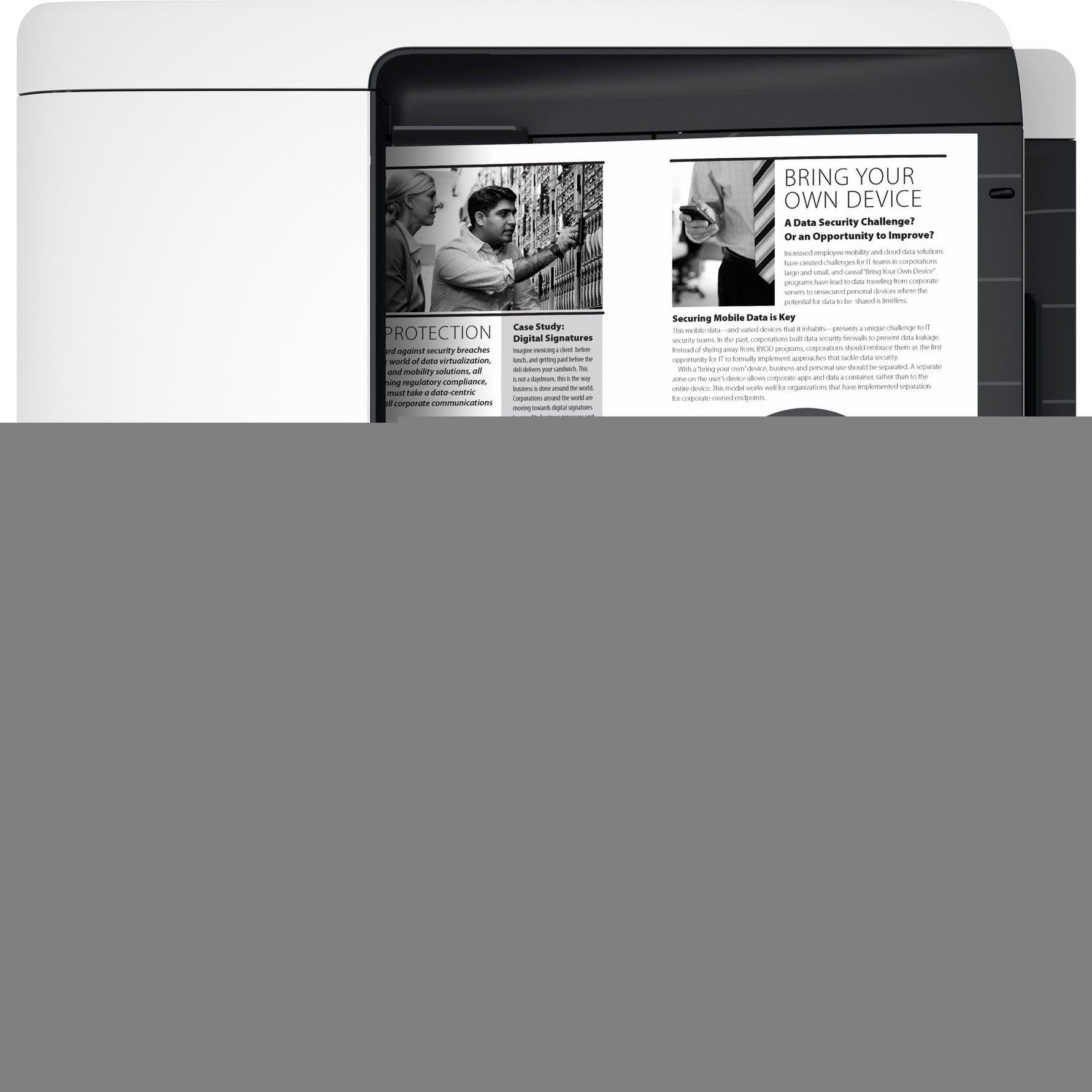 HP LaserJet M528dn Laser Multifunction Printer - Monochrome - Top view