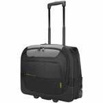 Targus CityGear TCG717GL Carrying Case (Roller) for 38.1 cm (15') to 43.9 cm (17.3') Notebook - Black, Grey - Left view
