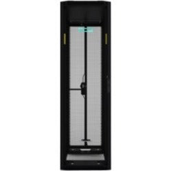 HPE Enterprise 42U Rack Cabinet for Server, KVM Switch - Black, Silver