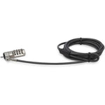StarTech.com 6.5ft Laptop Cable Lock - 4 Digit Combination Anti-Theft Security Lock for K-Slot Desktop/Computer/Device -Vinyl Coated Steel - Left view