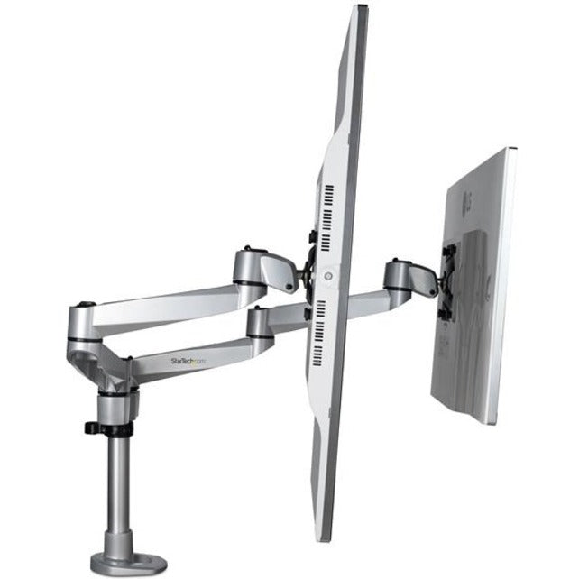 StarTech.com Desk Mount Dual Monitor Arm, Premium Articulating Desktop VESA Mount up to 27' (17.6lb/8kg) Displays, Height Adjustable - Right view