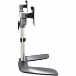 StarTech.com Dual Monitor Stand, Ergonomic Desktop Monitor Stand for up to 32'(17.6lb/8kg) VESA Displays, Free-Standing Adjustable, Silver - Right view