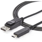StarTech.com 6ft/1.8m USB C to Displayport 1.4 Cable Adapter - 4K/5K/8K USB Type C to DP 1.4 Monitor Video Converter Cable - HDR/HBR3/DSC - Top view