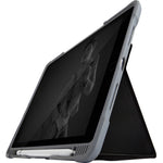 STM Goods Dux Plus Duo Carrying Case for 25.9 cm (10.2') Apple, Logitech iPad (7th Generation), iPad (8th Generation), iPad (9th Generation) Tablet - Black, Clear - Bottom view