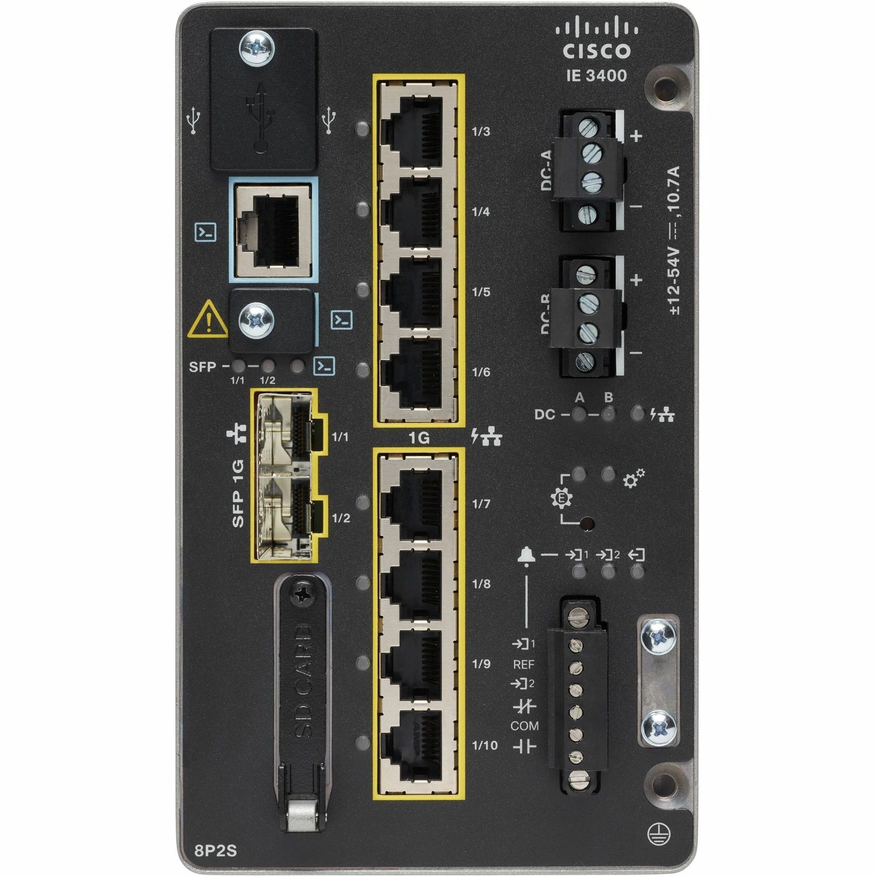 Cisco Catalyst IE3400 IE-3400-8P2S-E 8 Ports Manageable Ethernet Switch