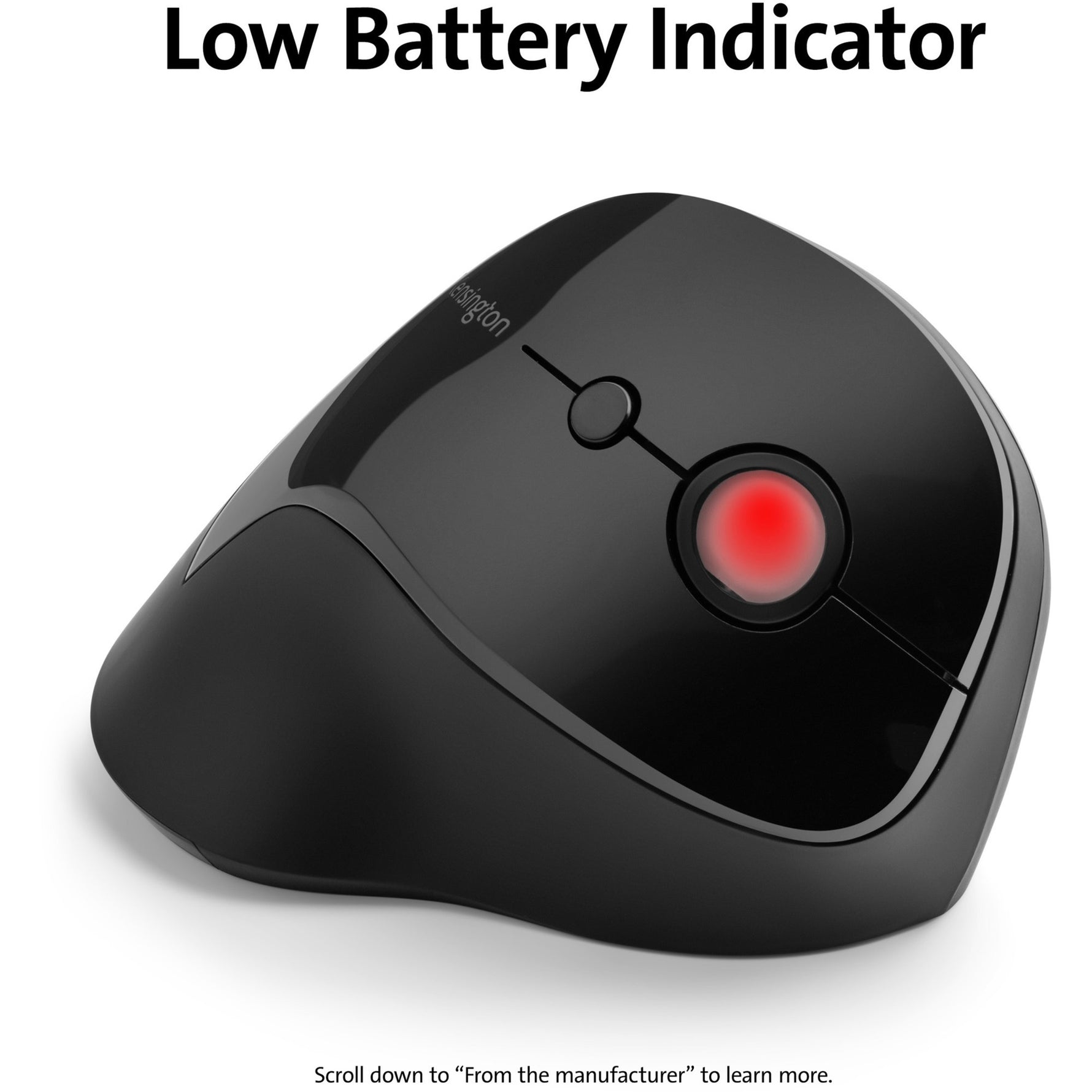 Kensington Pro Fit Mouse - Radio Frequency - USB - Laser - 6 Button(s) - Black - Alternate view 11