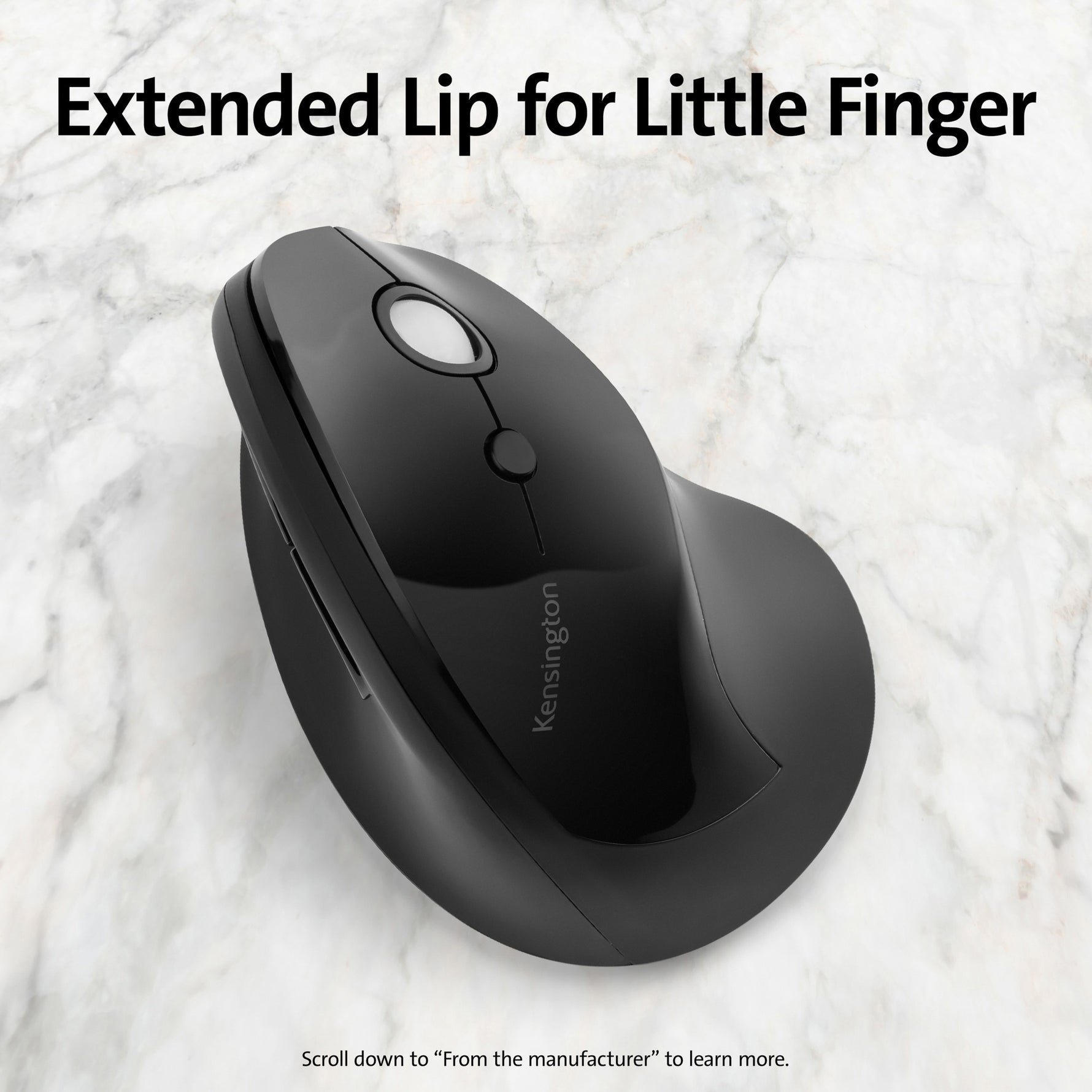 Kensington Pro Fit Mouse - Radio Frequency - USB - Laser - 6 Button(s) - Black - Alternate view 14