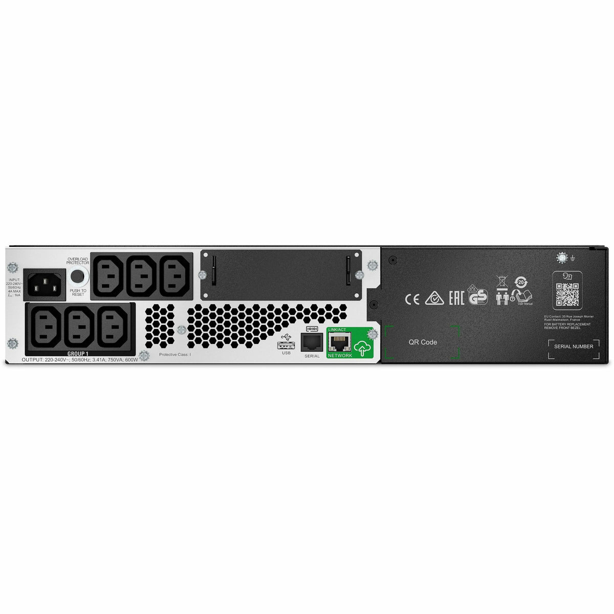 APC Smart-UPS Line-interactive UPS - 750 VA/600 W