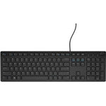 Dell Multimedia Keyboard (US English) - KB216 - Black; Retail Packaging - Top view