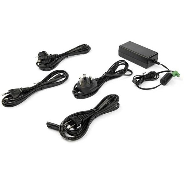 StarTech.com Universal DC Power Adapter for Industrial USB Hubs - 20V, 3.25A - Left view