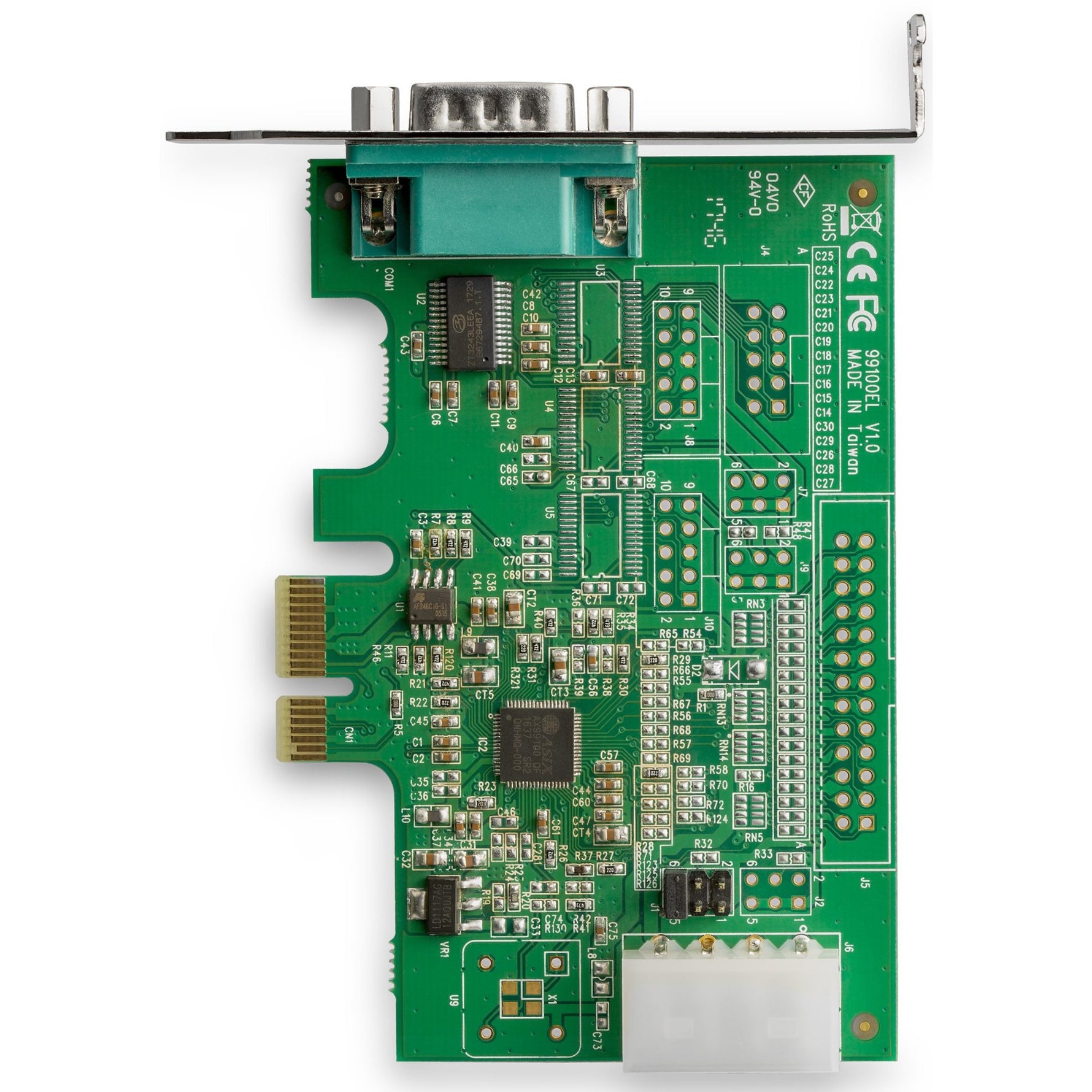 StarTech.com Serial Adapter with 16950 UART - Low-profile Plug-in Card - 1 - Top view