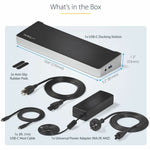 StarTech.com 4K USB-C Dock, Triple UHD 4K Monitor Docking Station, Mac & Windows, HDMI & DisplayPort, 100W PD, 5x USB 5Gbps Hub, TAA - Alternate view 6