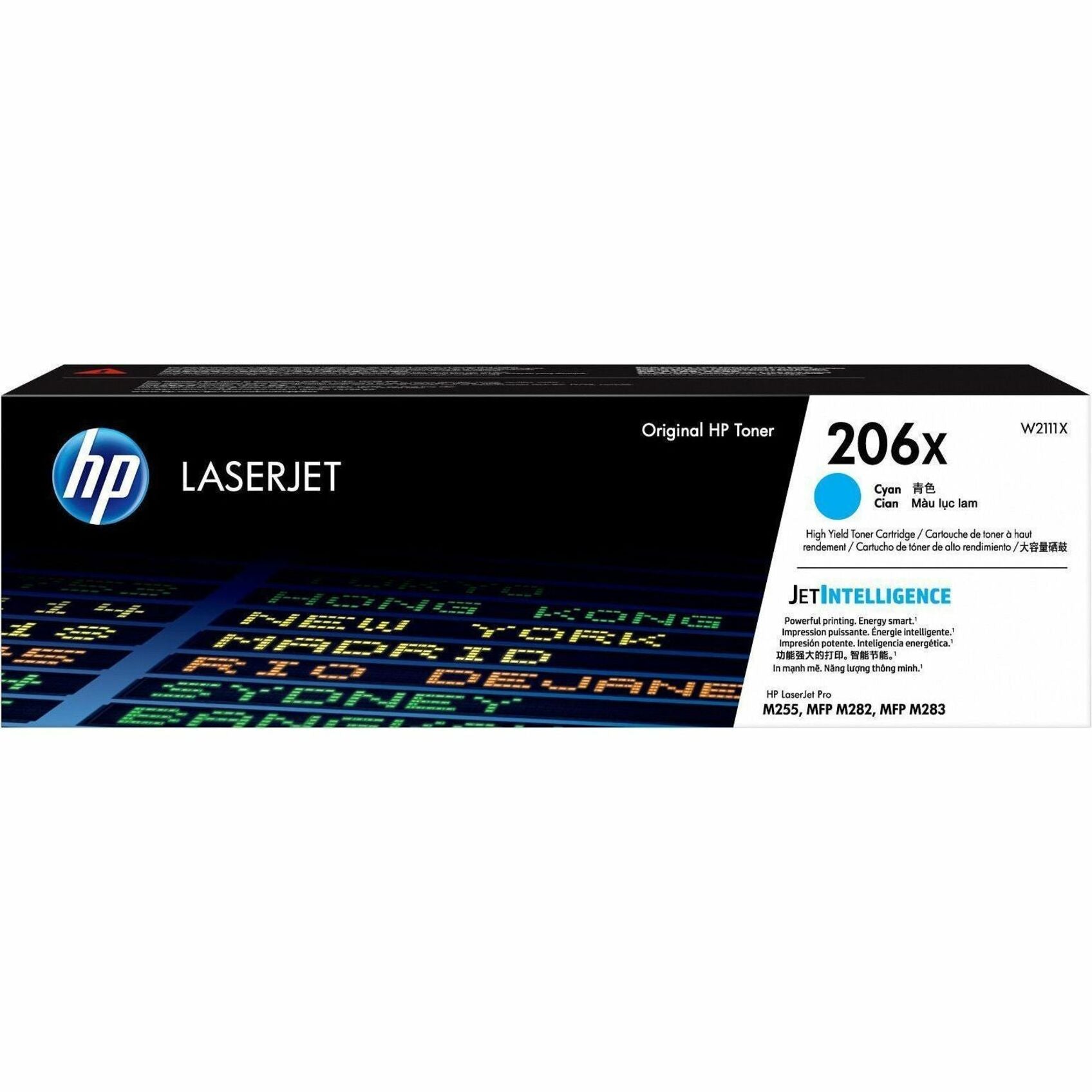 HP 206X Original High Yield Laser Toner Cartridge - Cyan Pack