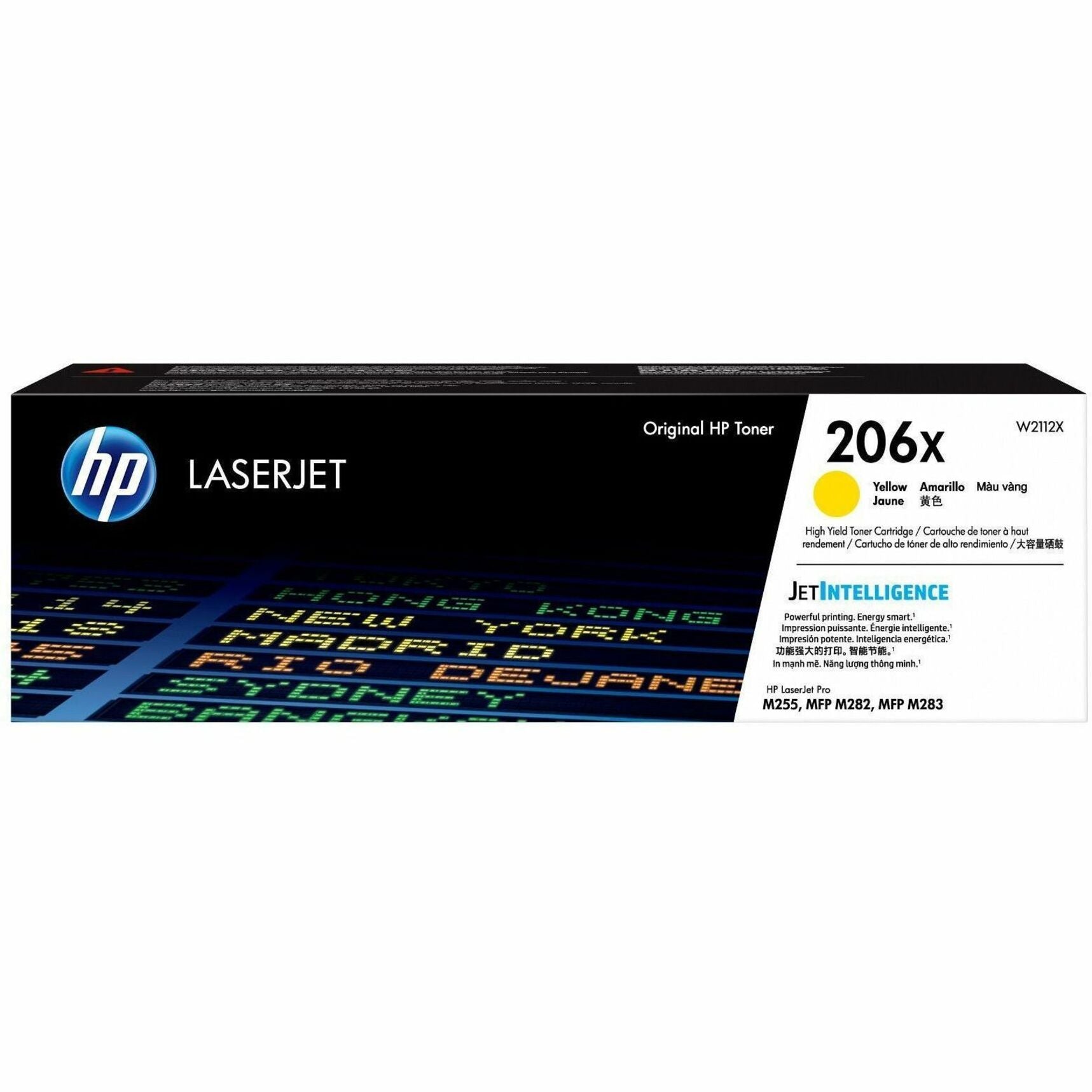 HP 206X Original High Yield Laser Toner Cartridge - Yellow Pack