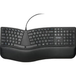 Kensington Pro Fit Keyboard - Cable Connectivity - USB Type A Interface - Black - Top view