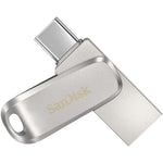 SanDisk Ultra Dual Drive Luxe 64 GB USB 3.1 (Gen 1) Type A, USB 3.1 (Gen 1) Type C Flash Drive - Silver