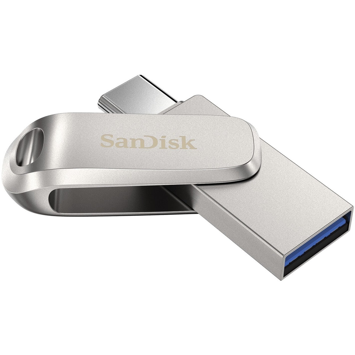 SanDisk Ultra Dual Drive Luxe 64 GB USB 3.1 (Gen 1) Type A, USB 3.1 (Gen 1) Type C Flash Drive - Silver