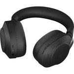 Jabra Evolve2 85 Wireless Over-the-head Stereo Headset - Black - Bottom view