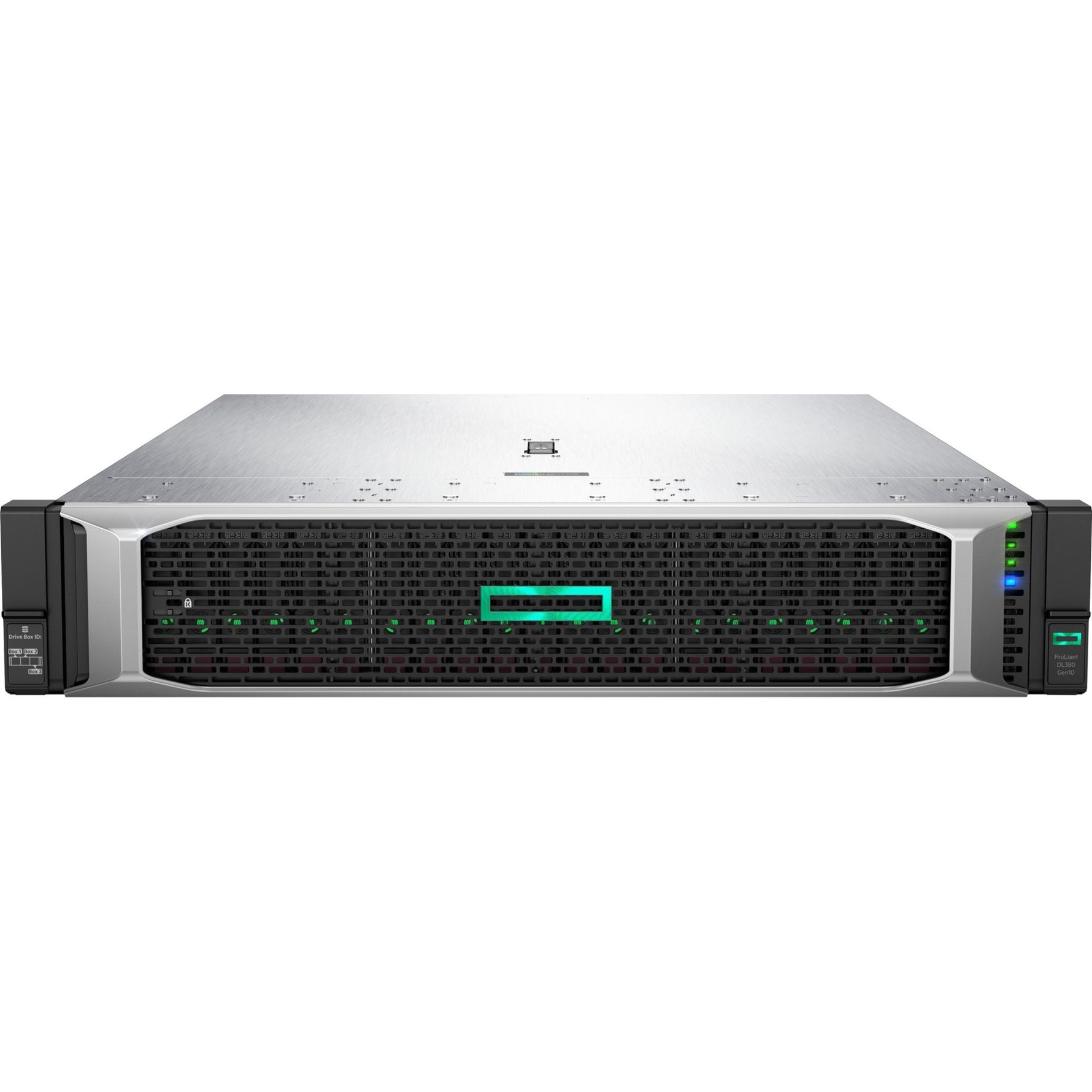 HPE ProLiant DL380 G10 2U Rack Server - 1 Xeon Gold 6248R 3 GHz - 32 GB RAM - Serial ATA/600 Controller - Left view