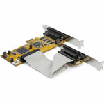 StarTech.com 8-Port PCI Express RS232 Serial Adapter Card, PCIe to DB9 Controller 16C1050 UART, Low Profile, 15kV ESD, Windows Only, TAA - Right view