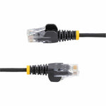 StarTech.com 1 m CAT6 Cable - Slim CAT6 Patch Cord - Black - Snagless RJ45 Connectors - Gigabit Ethernet Cable - 28 AWG (N6PAT100CMBKS) - Alternate view 8