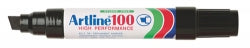 Artline Marker #100 Chisel Tip Black (Each)