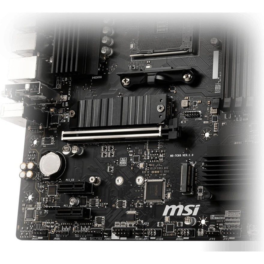 MSI B550M PRO-VDH WIFI Desktop Motherboard - AMD B550 Chipset - Socket AM4 - Micro ATX - Alternate view 10