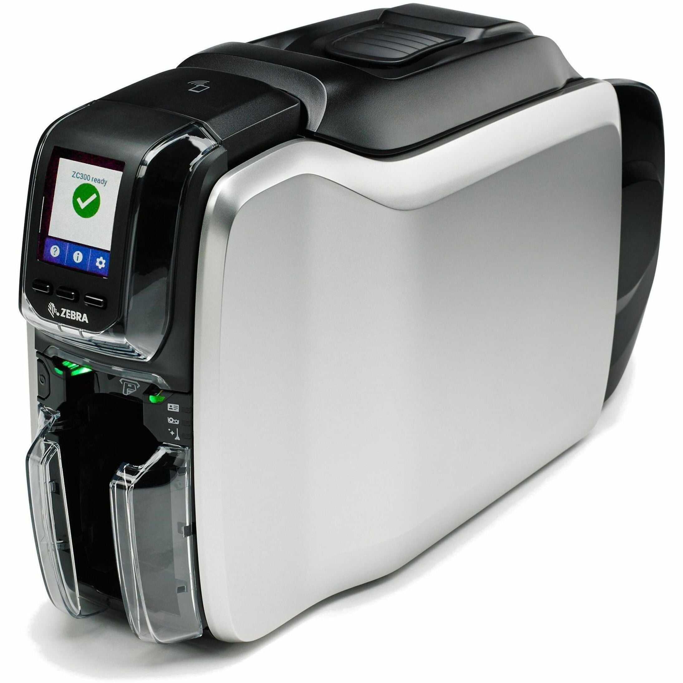 Zebra ZC300 Single Sided General Access Control, Academic, Financial Services, Retail, Hospitality Dye Sublimation/Thermal Transfer Printer - Colour - Card Print - Fast Ethernet - USB