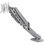 StarTech.com Desk Mount Dual Monitor Arm with USB & 3.5mm Audio, Desk Clamp Ergonomic VESA Mount for up to 32' (17.6lb/8kg) Displays - Left view