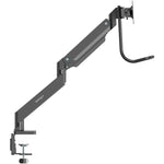 StarTech.com Desk Mount Dual Monitor Arm, Ergonomic VESA Mount 32' (17.6lb/8kg) Displays, Crossbar Handle for Full Motion, C-Clamp/Grommet - Right view